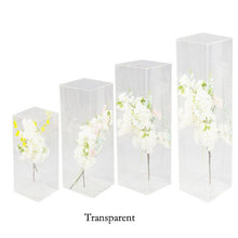 Load image into Gallery viewer, 4PCS/Lot Wedding Center Piece Flower Vase/Stand Table/Wedding Centerpieces Acrylic Flowers/Floor Vases For Party Decoration HQ11