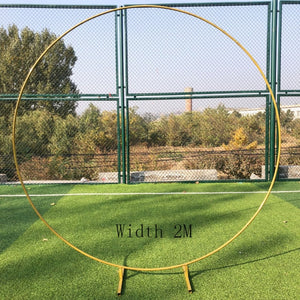 Wedding background arch wrought iron shelf decorative cylinder DIY wedding festival photography props background flower shelf
