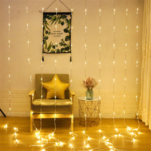 Load image into Gallery viewer, Thrisdar 6X3M 640LED Waterfall Curtain Icicle LED String Light Meteor Shower Rain Fairy String Garland Wedding Background Light