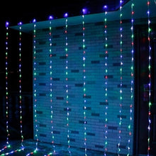 Load image into Gallery viewer, Thrisdar 6X3M 640LED Waterfall Curtain Icicle LED String Light Meteor Shower Rain Fairy String Garland Wedding Background Light