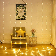 Load image into Gallery viewer, Thrisdar 6X3M 640LED Waterfall Curtain Icicle LED String Light Meteor Shower Rain Fairy String Garland Wedding Background Light