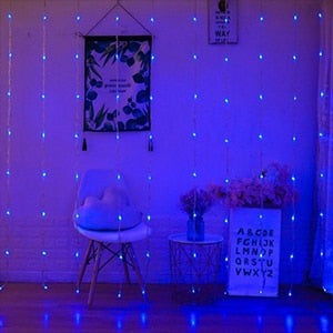 Thrisdar 6X3M 640LED Waterfall Curtain Icicle LED String Light Meteor Shower Rain Fairy String Garland Wedding Background Light