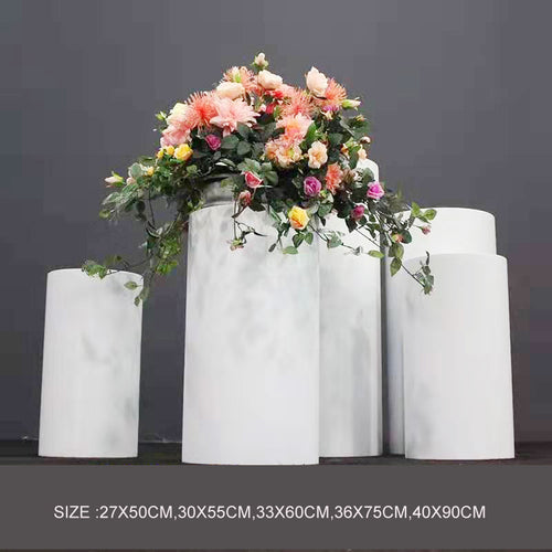 White round wedding cake stand iron dessert table welcome wedding decoration plinth