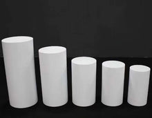 Load image into Gallery viewer, White round wedding cake stand iron dessert table welcome wedding decoration plinth