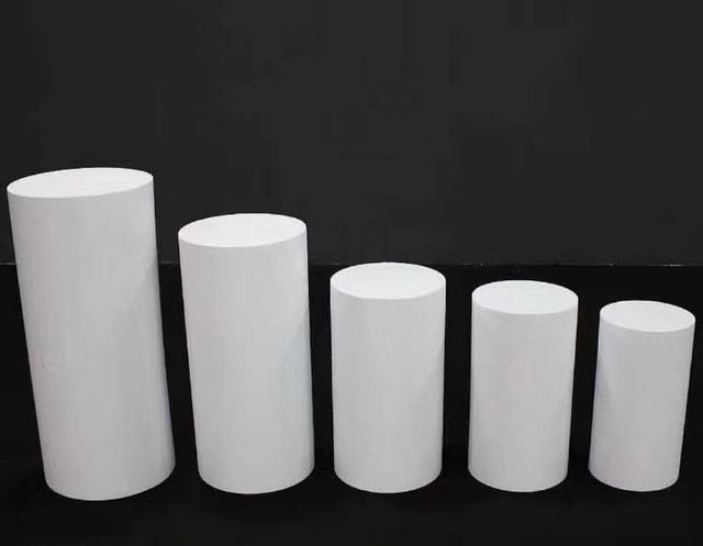 White round wedding cake stand iron dessert table welcome wedding decoration plinth