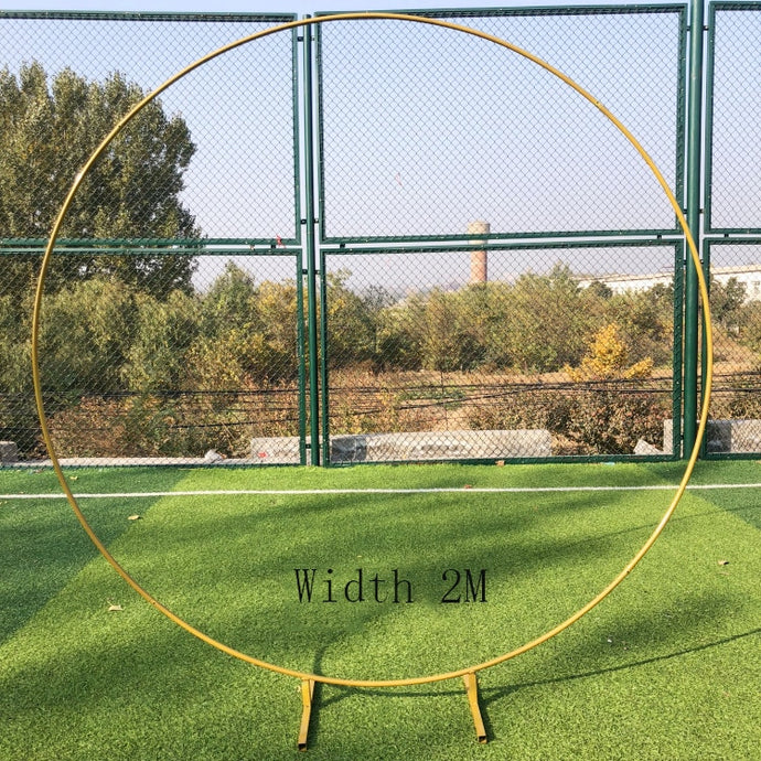 Wedding decoration Background round ring Arch Wrought Iron flower stand Party decoration Props  Backdrop Shelf wedding supplies