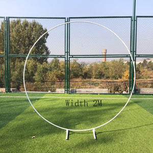 Wedding decoration Background round ring Arch Wrought Iron flower stand Party decoration Props  Backdrop Shelf wedding supplies