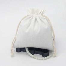Load image into Gallery viewer, Canvas Bag for Packaging Jewelry/Makeup/Gift/Wedding/Party/Storage/Shoe Bags Cotton Drawstring Pouches Sachet Pocket Print Logo