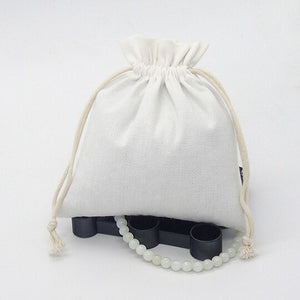 Canvas Bag for Packaging Jewelry/Makeup/Gift/Wedding/Party/Storage/Shoe Bags Cotton Drawstring Pouches Sachet Pocket Print Logo