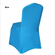 Load image into Gallery viewer, Wolesale hotel hotel chair cover wedding wedding pure color with thick white elastic high-end banquet chair cover free shipping