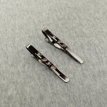Load image into Gallery viewer, Personalized Clips of Casual Style Tie Clip custom logo text free on the clip best gifts for trade show and new year party favor