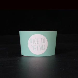 500PCS Disposable Cup Sleeve For Disposable Cups White Cardboard Paper Coffee Tea Juice Cup Sleeve Adjustable Size Customized