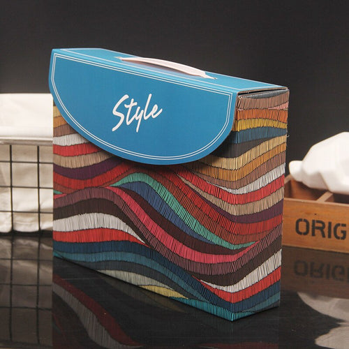 50pcs/lot New Styles paper packing box clothes scarf box thermal underwear Towel Gift Box 26cmx20.5cmx5cm