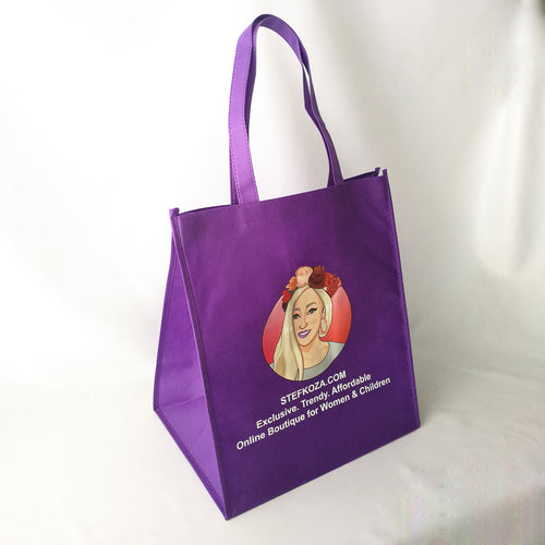 Recyclable Custom Printed TNT Euro Shopper PP Non Woven Fabric Wrapping Welcome Bag for Gifts Eco-stylish Wholesales 1000pcs/lot