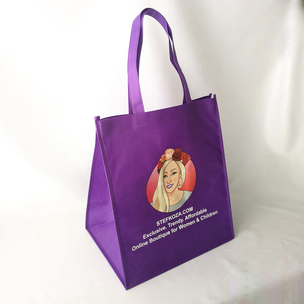 Recyclable Custom Printed TNT Euro Shopper PP Non Woven Fabric Wrapping Welcome Bag for Gifts Eco-stylish Wholesales 1000pcs/lot