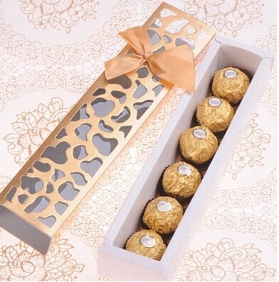 2019 new 700pcs wedding luxury hollow macarons container/ chocolate box /candy packaging  wholesale