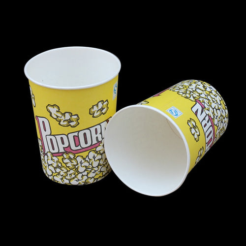 32 Ounce Disposable Popcorn Bucket Barrel Paper Cups for Popcorn DHL&FEDEX Free Shipping