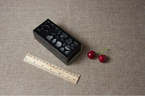 200pcs Free Shipping Wedding Gift Box Hollow Pattern With Film Cake Biscuit Box Macaroon Box With PVC Window
