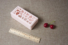 Load image into Gallery viewer, 200pcs Free Shipping Wedding Gift Box Hollow Pattern With Film Cake Biscuit Box Macaroon Box With PVC Window