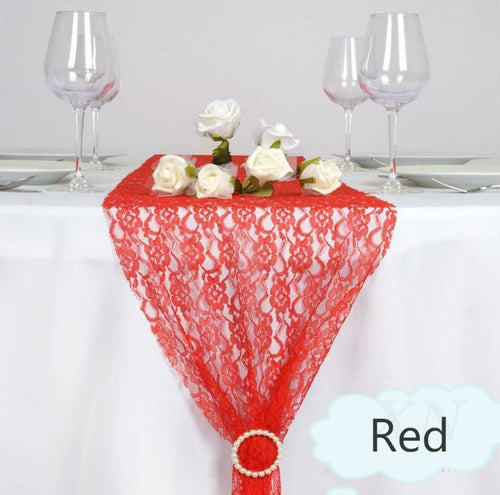100PC/Lot 30 by 275cm Vintage Lace Table Runner Table Cloth of Wedding Party Decora High Quality DHL Free Shipping SN1105