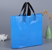 Load image into Gallery viewer, printed plastic packing shopping bags with handle,customized garment/clothing/gift packaging bag custom logo SN1318