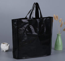Load image into Gallery viewer, printed plastic packing shopping bags with handle,customized garment/clothing/gift packaging bag custom logo SN1318
