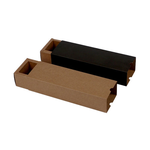 Brown Kraft /Black Drawer Box Macaron Boxes Chocolate Cookie Cake Packaging Box Wedding Gift Box