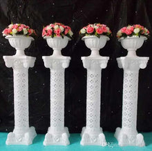 Load image into Gallery viewer, Hollow Design Luminous Wedding Roman Column LED Pillar White Red Blue Purple Available for Party Decoration Supplies