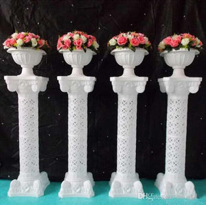 Hollow Design Luminous Wedding Roman Column LED Pillar White Red Blue Purple Available for Party Decoration Supplies